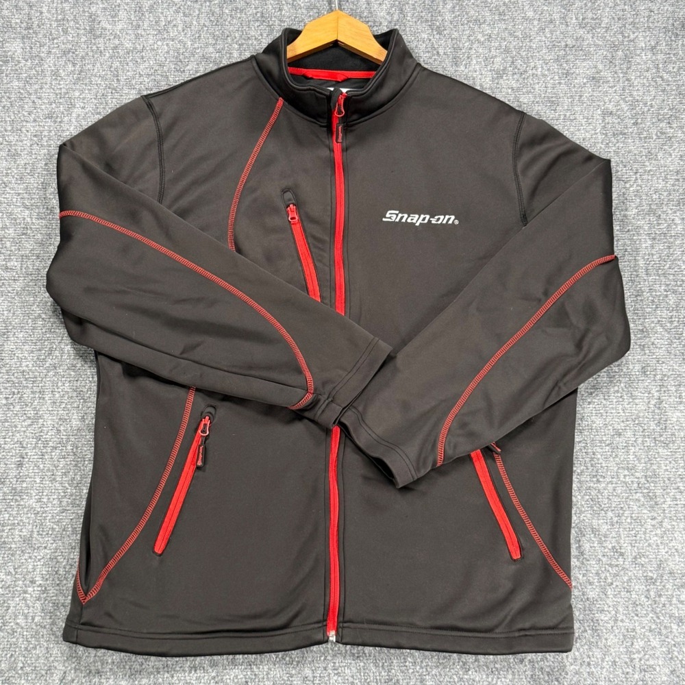 Snap-on Lethal Jacket Men's XL Black Red Choko Softshell Work Jacket